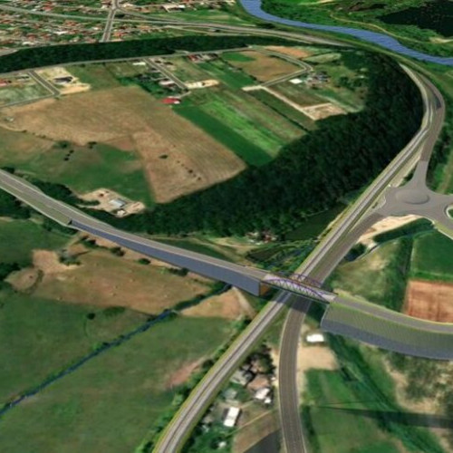 Pasaj rutier peste calea ferată la Beclean