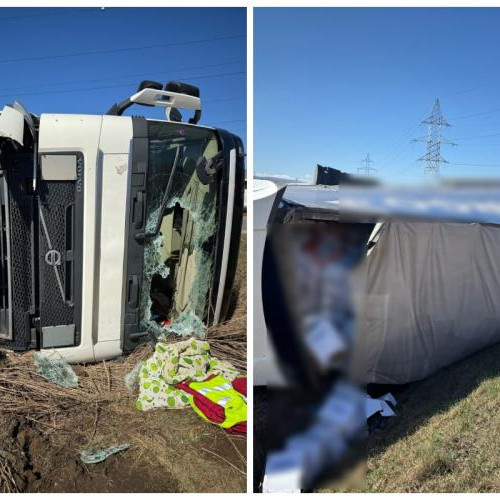 Accident rutier la ieșirea din Florești spre Gilău