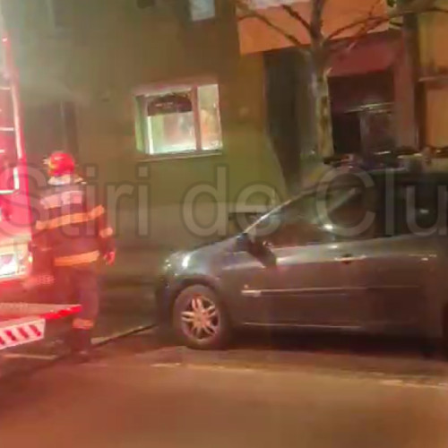 Incendiu într-un apartament din Cluj-Napoca