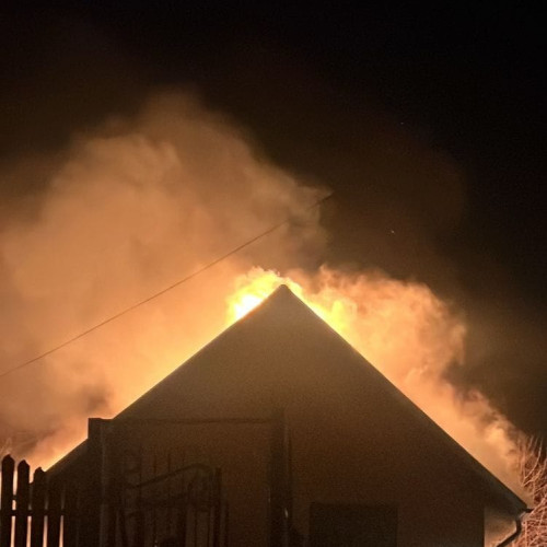 Incendiu devastator în comuna Drăgănești