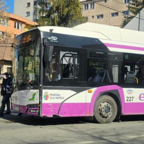 Accident rutier pe strada Nicolae Titulescu din Cluj-Napoca