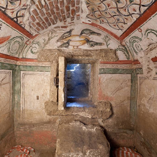 Mormântul Pictat din Constanța va putea fi vizitat gratuit timp de o lună