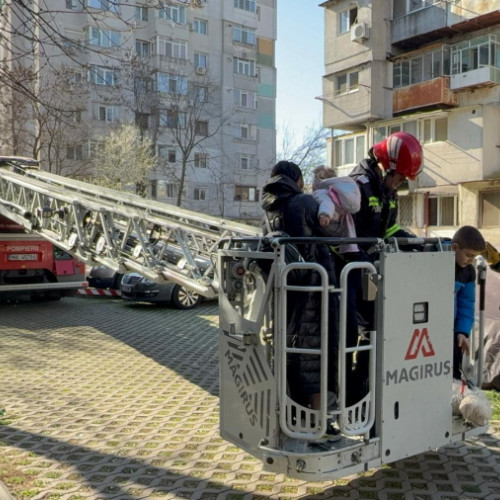 Incendiu devastator într-un apartament din Galați