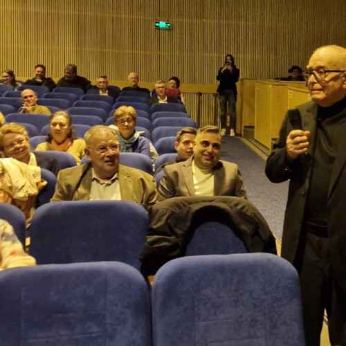 Nicolae Mirea, omagiat la 91 de ani în prezența unor invitați de marcă