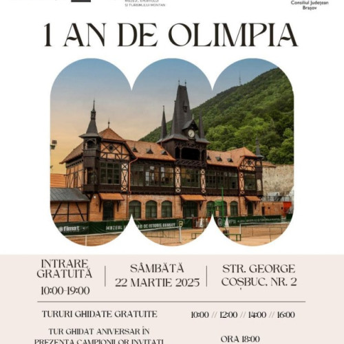 Sărbătorirea unui an de activitate la Olimpia-Muzeul Sportului și Turismului Montan