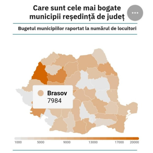 Cele mai bogate municipii din România