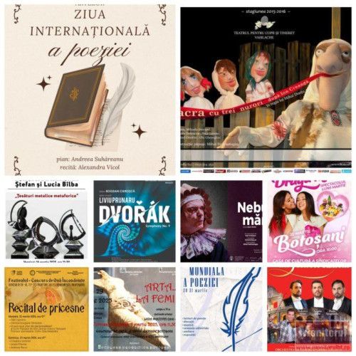 Botoșănenii sărbătoresc un weekend plin de cultură