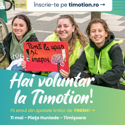 Timotion caută voluntari pentru a 11-a ediție a evenimentului