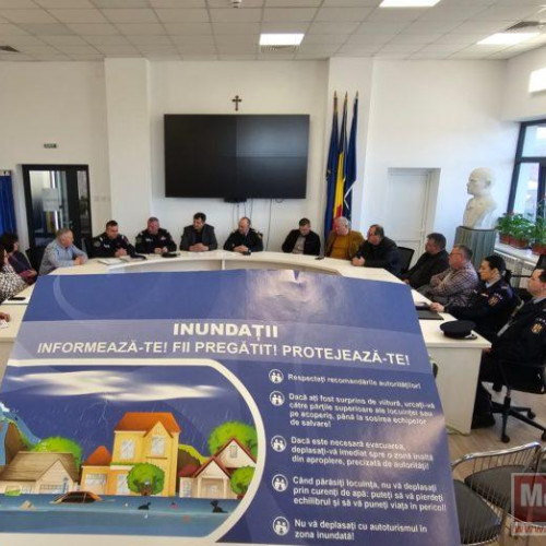 Exercițiu de simulare a gestionării situațiilor de urgență la Primăria Orașului Flămânzi