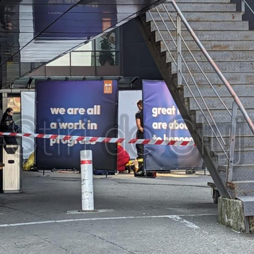 Femeie de 50 de ani căzută de la înălțime la Iulius Mall Cluj