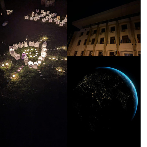 Luminile se sting la Primăria Constanța pentru Ora Pământului