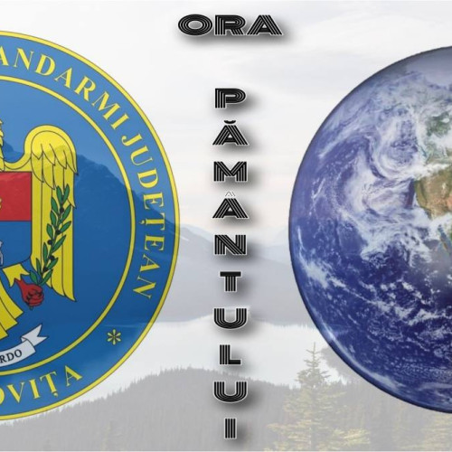 Jandarmii din Dâmbovița se alătură "Orei Pământului"
