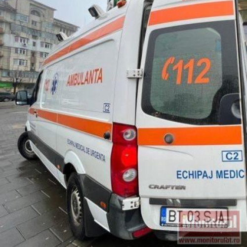 Incident nefericit pe strada Primaverii din Botosani