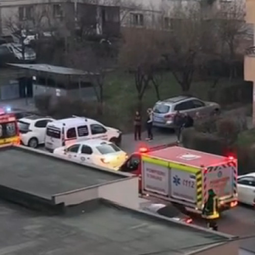 Accident pe strada Nasaud din Cluj-Napoca