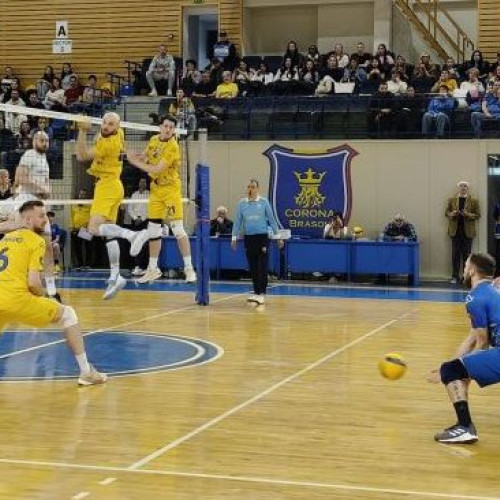Corona Brașov, prima finalistă a Diviziei A la volei masculin