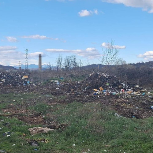 Colectare a deșeurilor necontrolate în Moreni