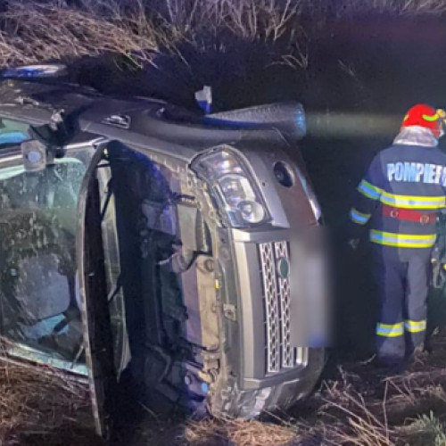 Accident rutier pe DN1 E60, în Izvoru Crisului