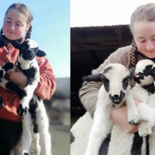 Maria Loredana, tânăra fermieră din comuna Cătina