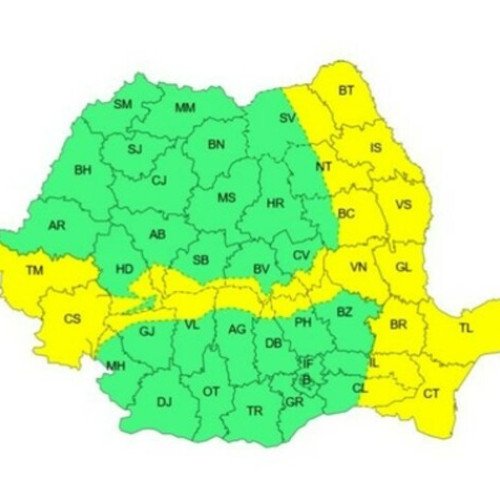 Prognoză meteo: instabilitate atmosferică în mai multe zone ale țării