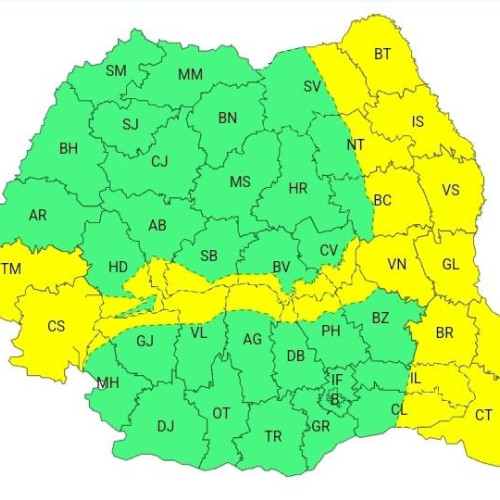 Avertizare meteorologică pentru județul Dâmbovița