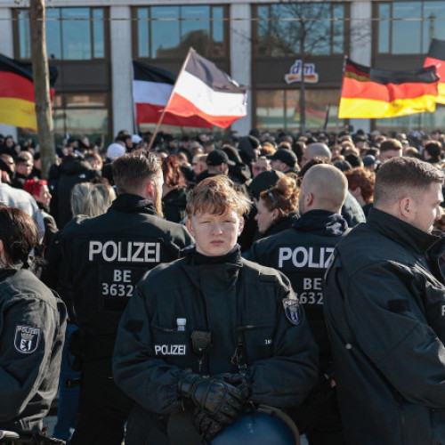 O manifestație de extremă dreapta s-a încheiat prematur la Berlin