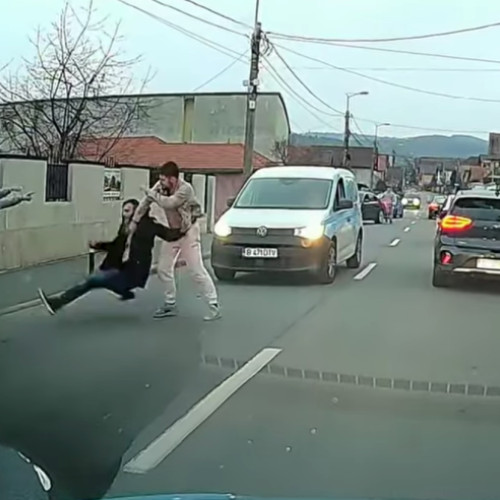 Incident violent pe strada Campului din Cluj