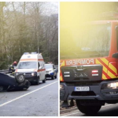 Accident rutier în comuna Poieni, șofer beat scapă nevătămat