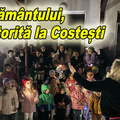 O sută de copii din Costești celebrează Ora Pământului