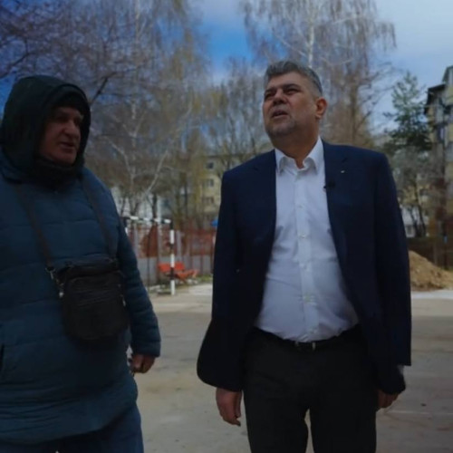 Marcel Ciolacu, verificare pe șantierul unei școli din Târgoviște