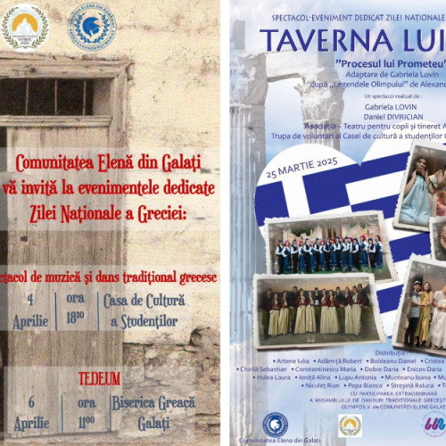 Evenimente de Ziua Națională a Greciei la Galați
