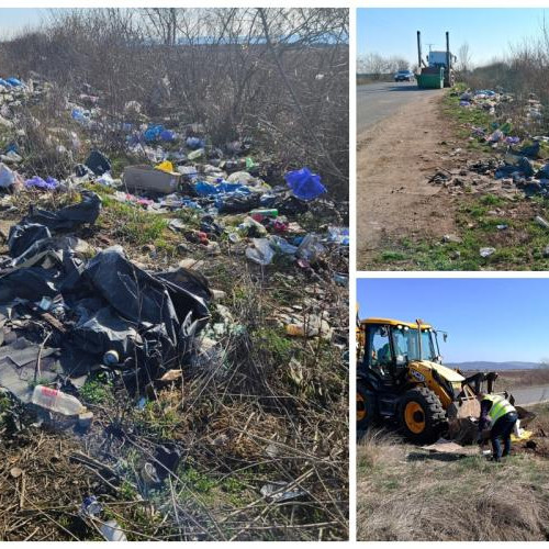 Aproape 7 tone de deșeuri, colectate de pe un drum din Cluj