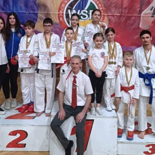 Clubul de karate "Foc Viu" din Focsani cucerește 21 de medalii la Campionatul Național
