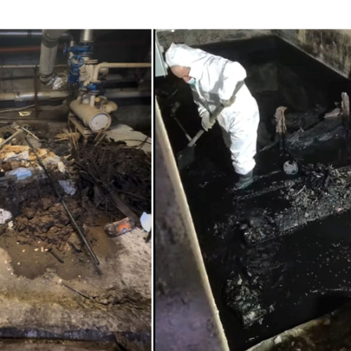 Mizerie în subsolul Spitalului Clinic Județean de Urgență Constanța