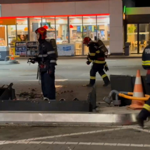 Accident la o benzinarie din Timișoara