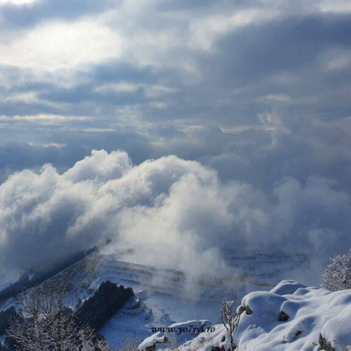 Primăvara capricioasă în zona montană damboviteană