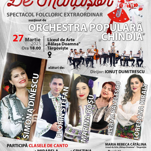 Manifestări culturale de Martisor la Targoviste