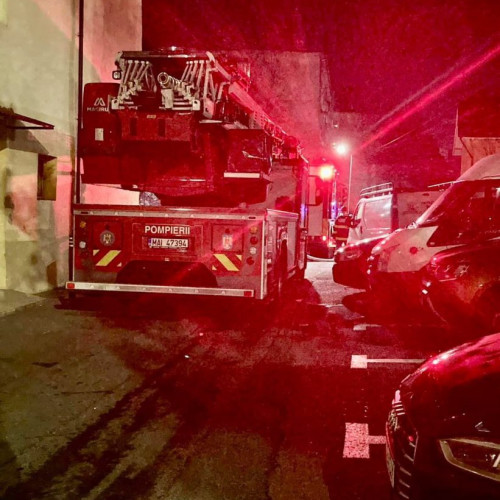 Incendiu puternic în Rovinari
