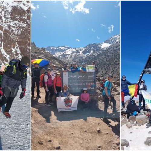 Bacauanii cuceresc Jebel Toubkal, cel mai inalt varf din Africa de Nord