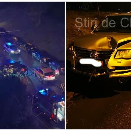 Accident rutier pe strada Campul Painii din Cluj-Napoca