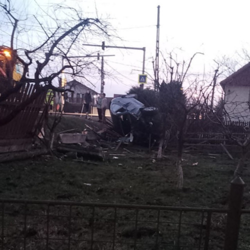 Accident pe DN 11 la Lunca Calnicului