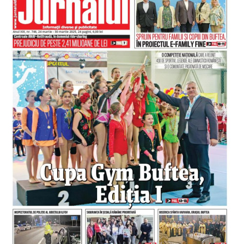 A apărut numărul 746 al Jurnalului de Ilfov