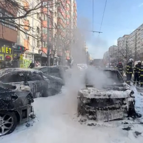 Incendiu violent pe Calea Moșilor din Capitală