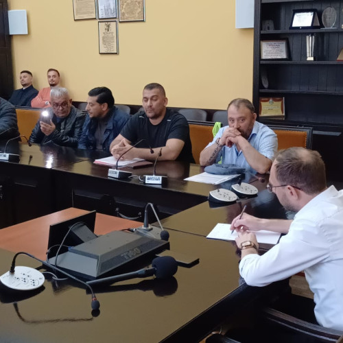 Protest al romilor din Botoșani împotriva evacuării