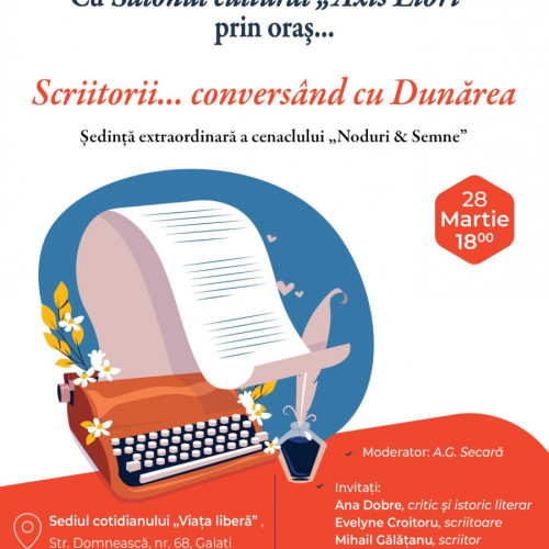 Biblioteca Județeană "V.A. Urechia" din Galați organizează întâlniri cu scriitorul Mihail Galatanu