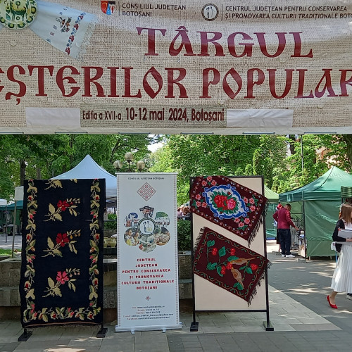 Târgul Meșterilor Populari revine la Botoșani în aprilie 2025