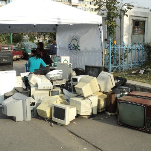 Colectare de deșeuri electrice în Cristian, pe 29 martie
