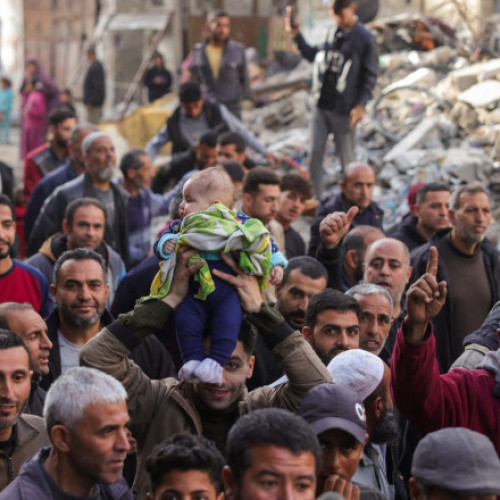 Palestinienii protestează împotriva Hamas în nordul Gazei