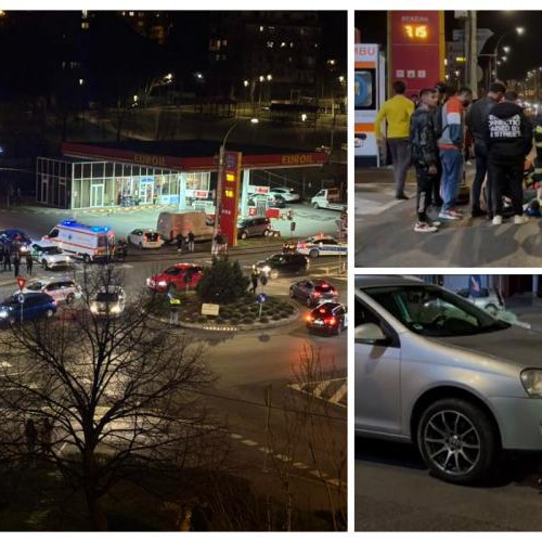 Accident rutier în cartierul Zorilor din Cluj-Napoca