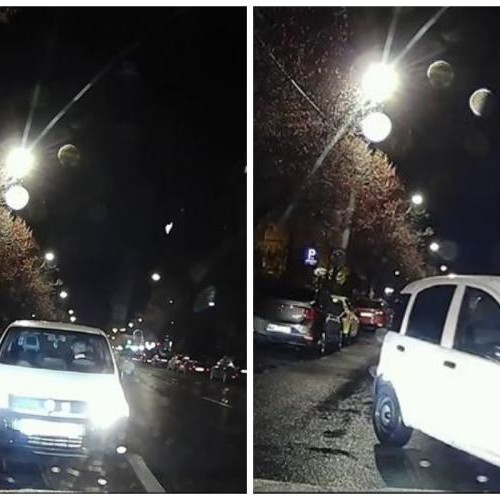 Incident periculos pe Calea Dorobanților din Cluj-Napoca