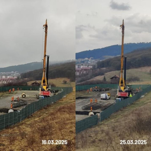 Activistul Istvan Szakats semnalează întârzierile de la metroul Clujului